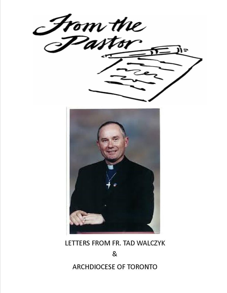 Letters from the Pastor